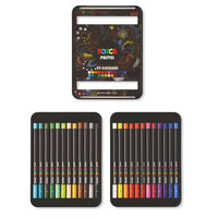 Posca KPA-100 24C восочни пастели, сет, микс бои