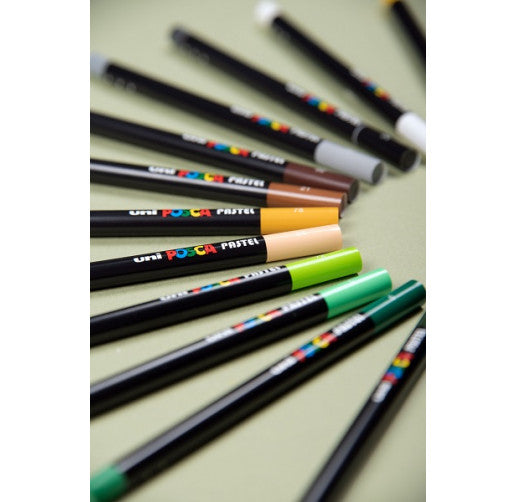 Posca KPA-100 24C восочни пастели, сет, микс бои