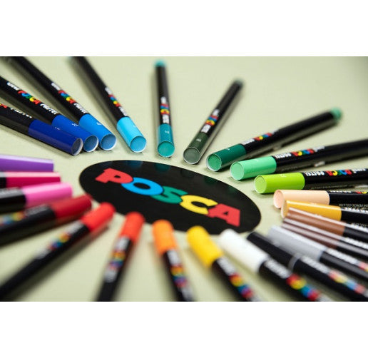 Posca KPA-100 24C восочни пастели, сет, микс бои