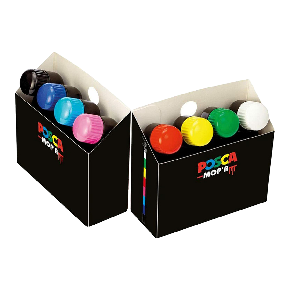 Posca PCM-22 8C MOP´R сет маркери, 3 – 19 mm, микс бои (8 пар.)