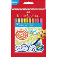 Восочни боици на повлекување Faber Castell Twist - 1