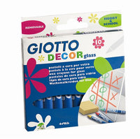 Восочни пастели GIOTTO DECOR GLASS SET10