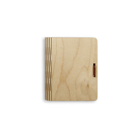 Wooden card holder box, 11 x 2,5 cm – двоен , 15,5