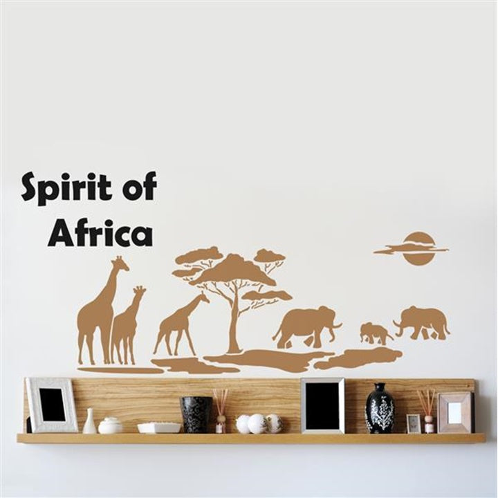 XXL 5-дел шаблон Spirit of Africa 140 x 84 cm