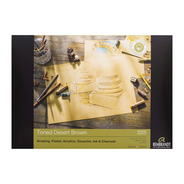 Затемнети хартија Rembrandt Desert Brown - избери - 1