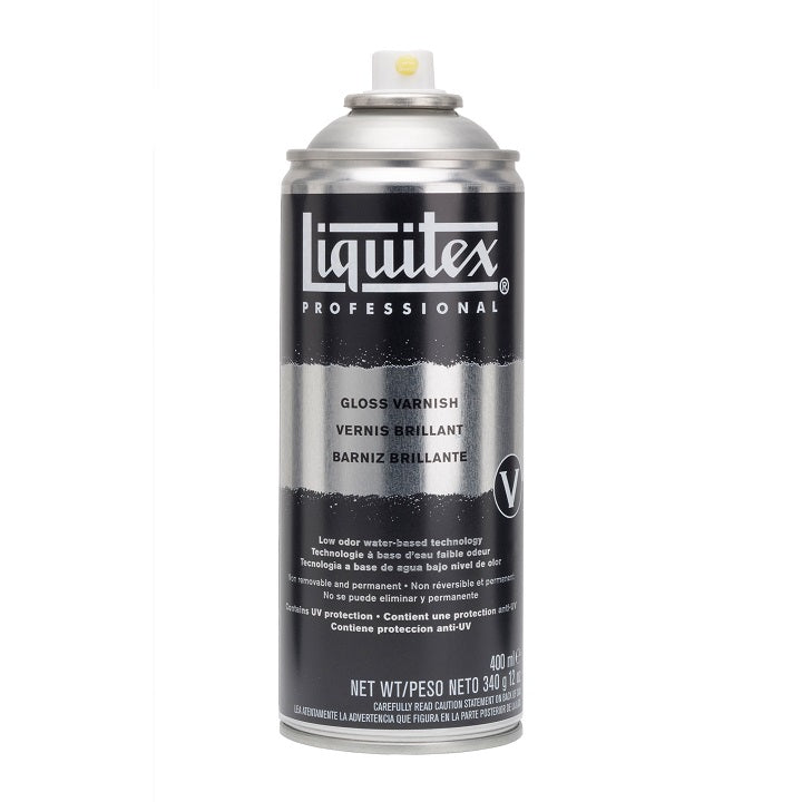 Завршен лак во спреј сјаен Liquitex 400 ml