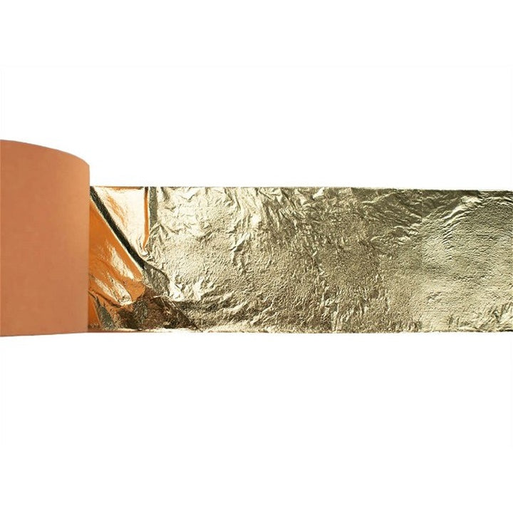 Златни метални парчиња во ролна 2,5 cm x 50 m - 2
