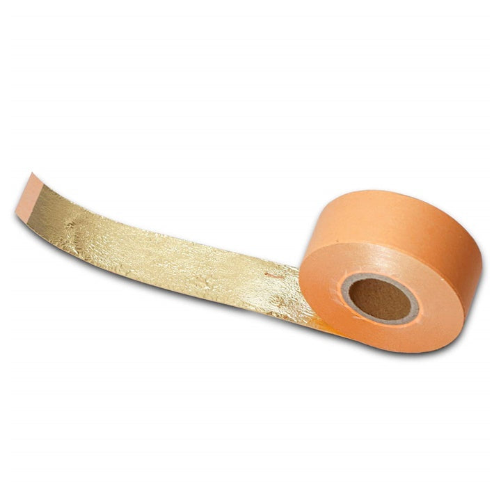 Златни метални парчиња во ролна 2,5 cm x 50 m - 1