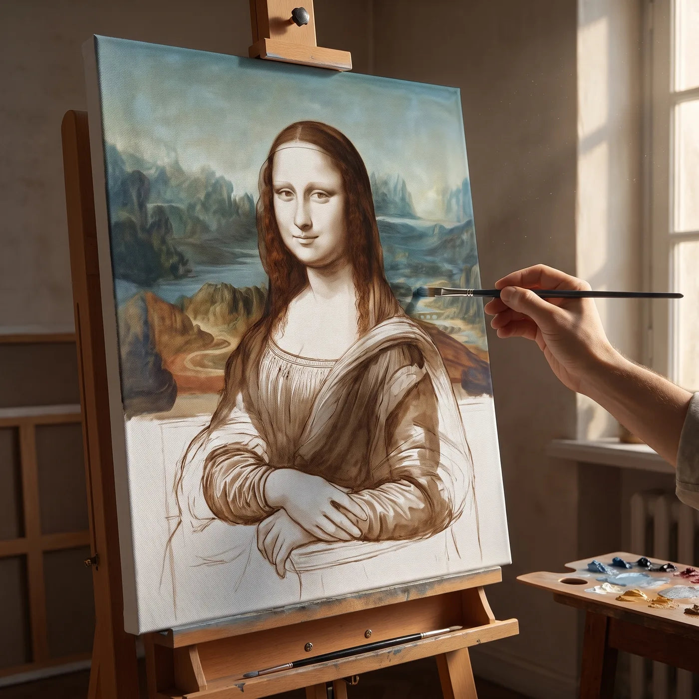 Маслена боја на лененото сликарско платно MUSEAL